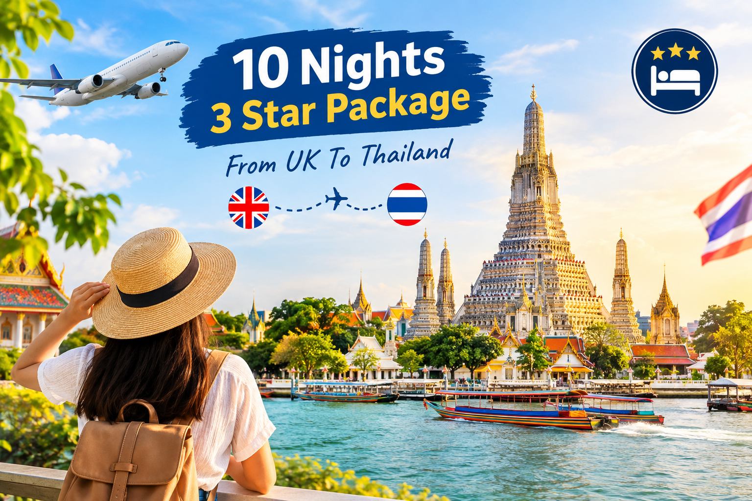 10 Nights 3 Star Package From UK To Thailand